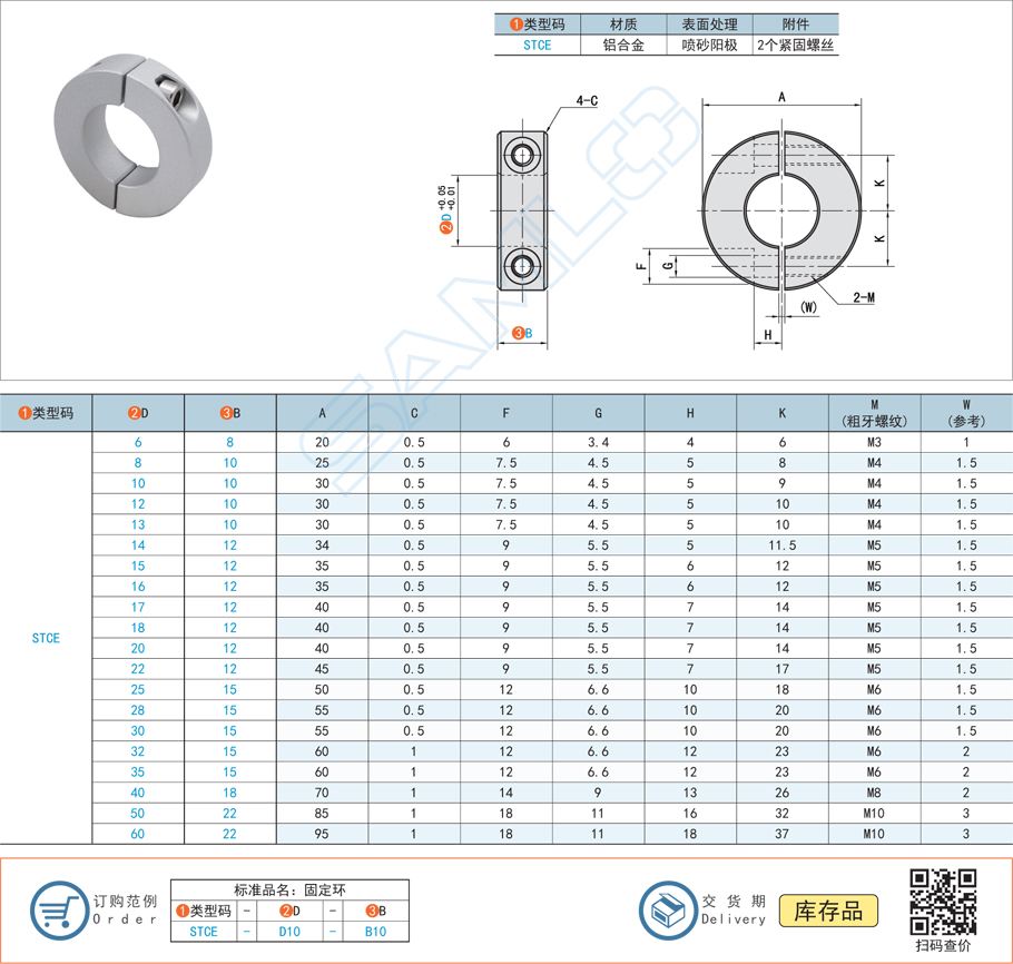 分離型固定環都有哪些材質