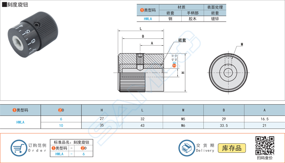 刻度旋鈕規格參數尺寸材質
